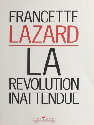 cover image of La Révolution inattendue